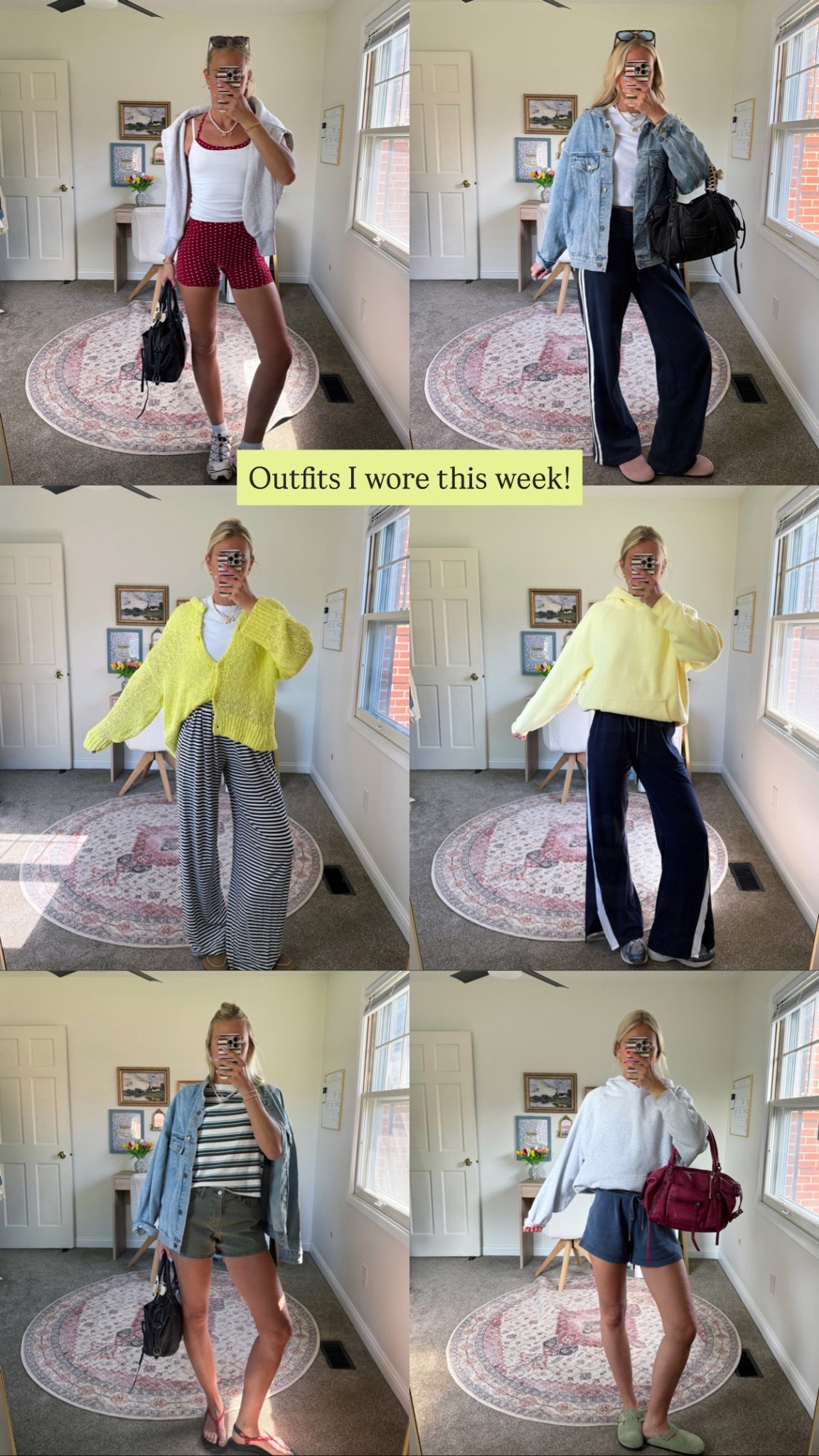 Outfits I wore this week 🍋‍🟩🫐

#LTKootd