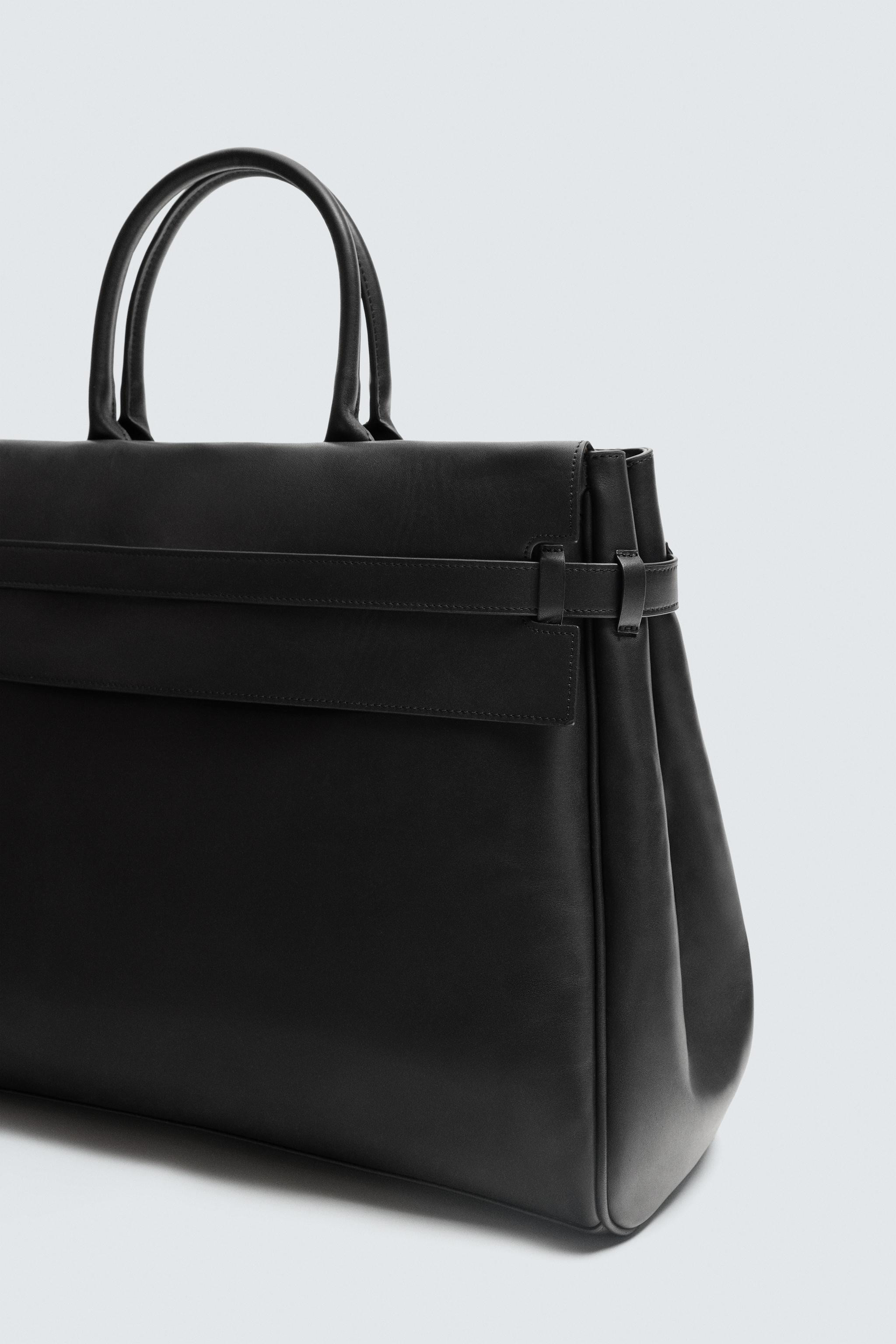 LEATHER HANDBAG | Zara UK