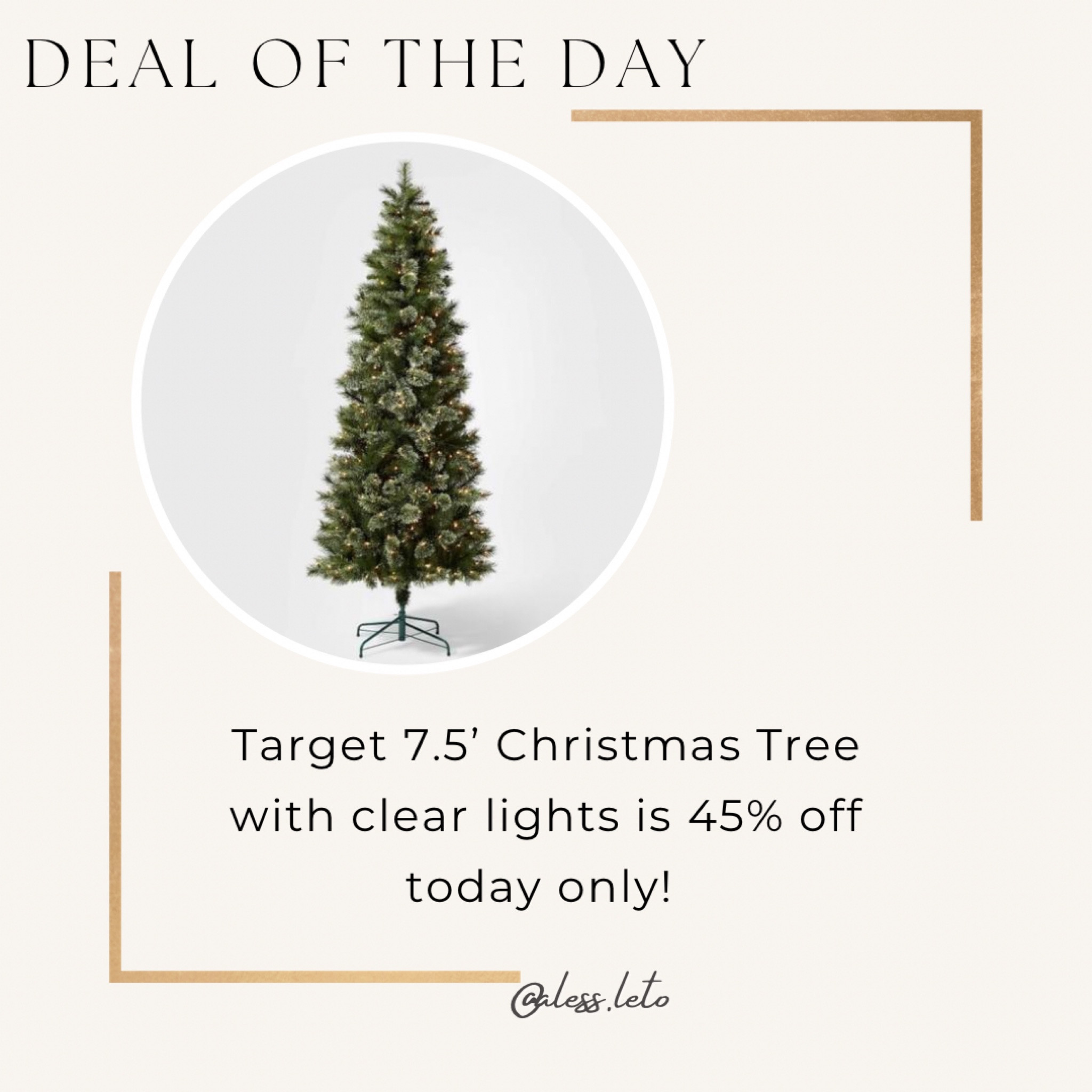 Target’s Deal of the Day…45% off 


#LTKHoliday #LTKSeasonal