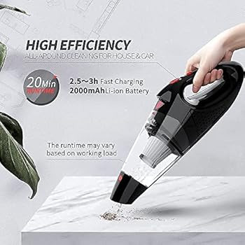 VacLife Handheld Vacuum, Car Vacuum Cleaner Cordless, Red (VL188-N) | Amazon (US)