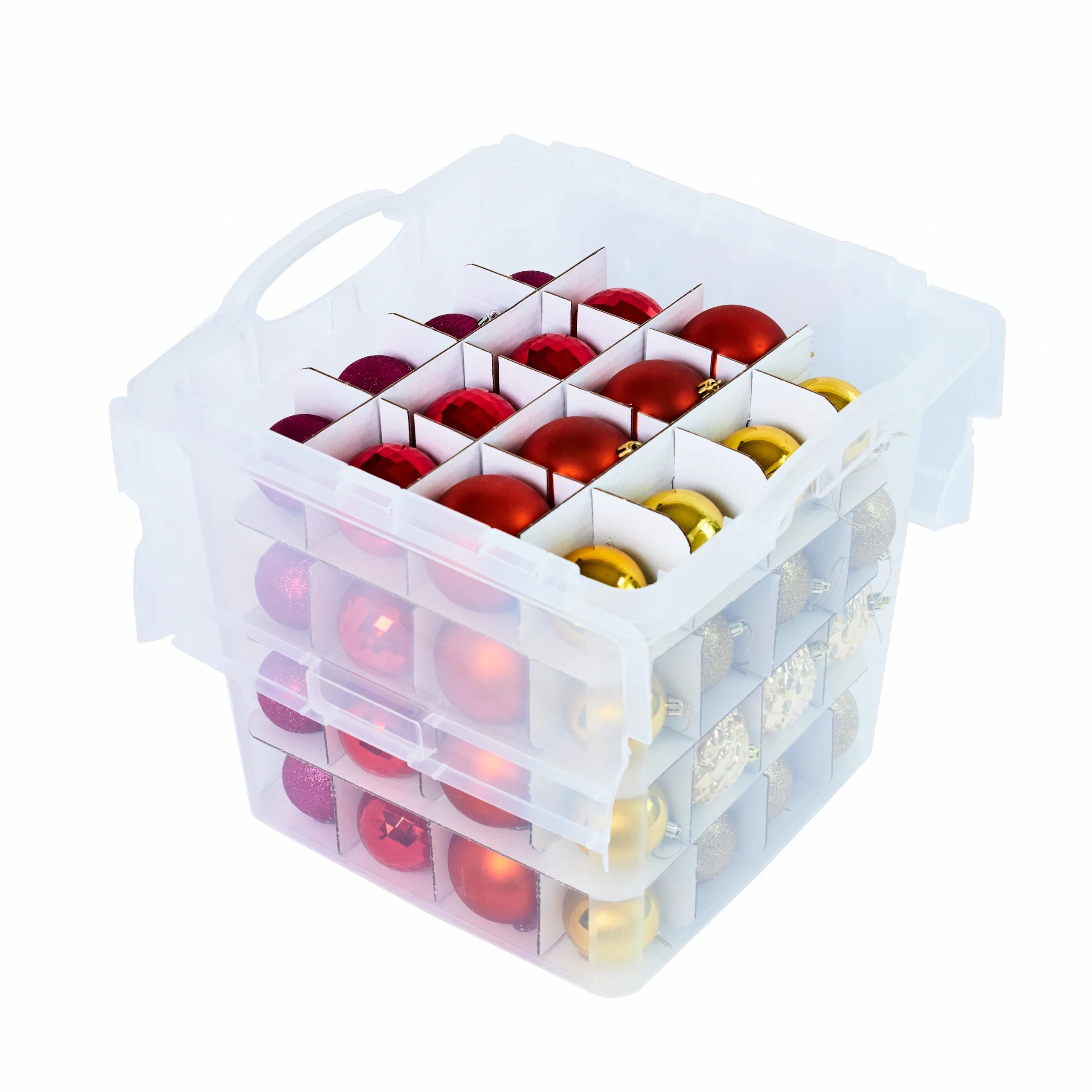 The Home Edit Ornament Organizer Box, Holds up to 64 Ornaments | Walmart (US)