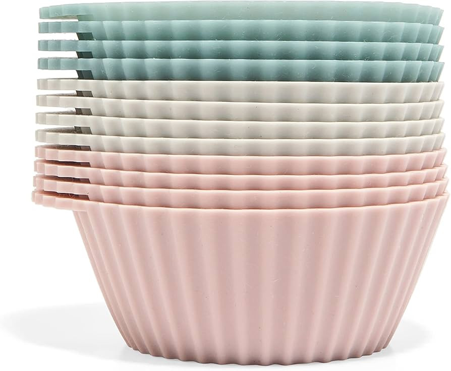 The Silicone Kitchen Reusable Silicone Baking Cups Silicone Muffin Liners for Cupcakes, BPA Free,... | Amazon (US)