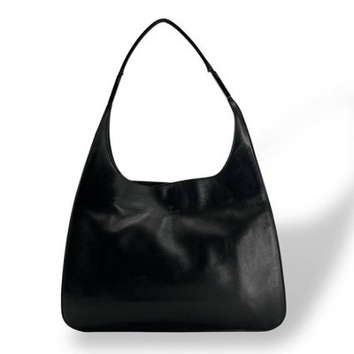 GUCCI 001 3167 001998 One Shoulder Bag Leather Black Embossed Logo From Japan | eBay | eBay US