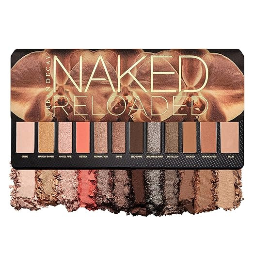 Urban Decay Naked Reloaded Eyeshadow Palette, Nude Bronze Neutral Eyeshadows, Matte, Metallic, Sh... | Amazon (US)