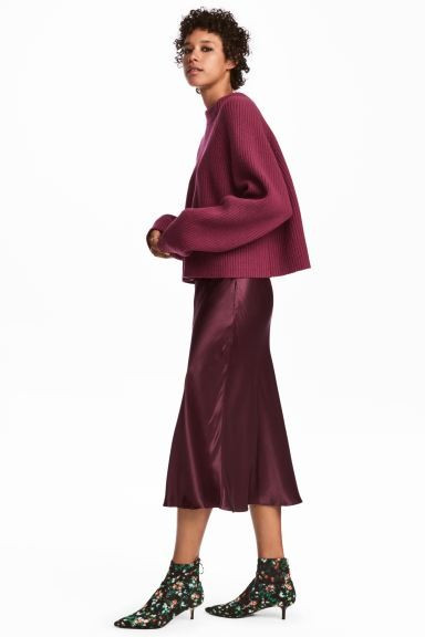 Gonna al polpaccio in satin | H&M (FR, IT, ES, PT, BE)