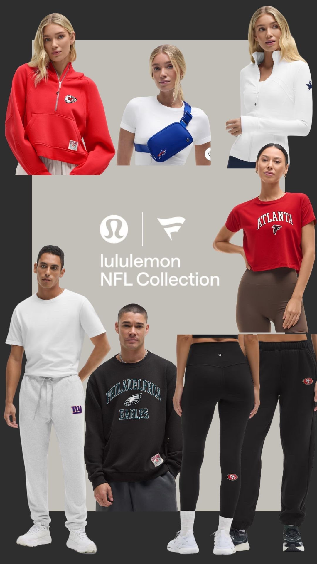 NFL lululemon limited drop❤️🏈