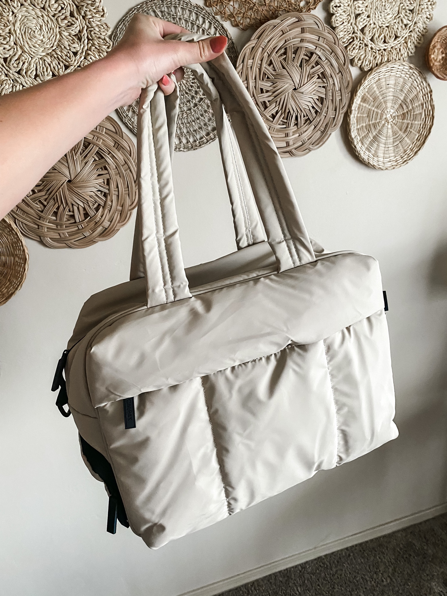 A travel MUST have! The Calpak Luka Duffel! 