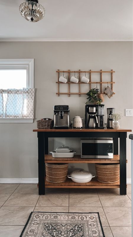 Coffee bar, coffee setup, kitchen decor, kitchen organization, kitchen, interiors

#LTKhome