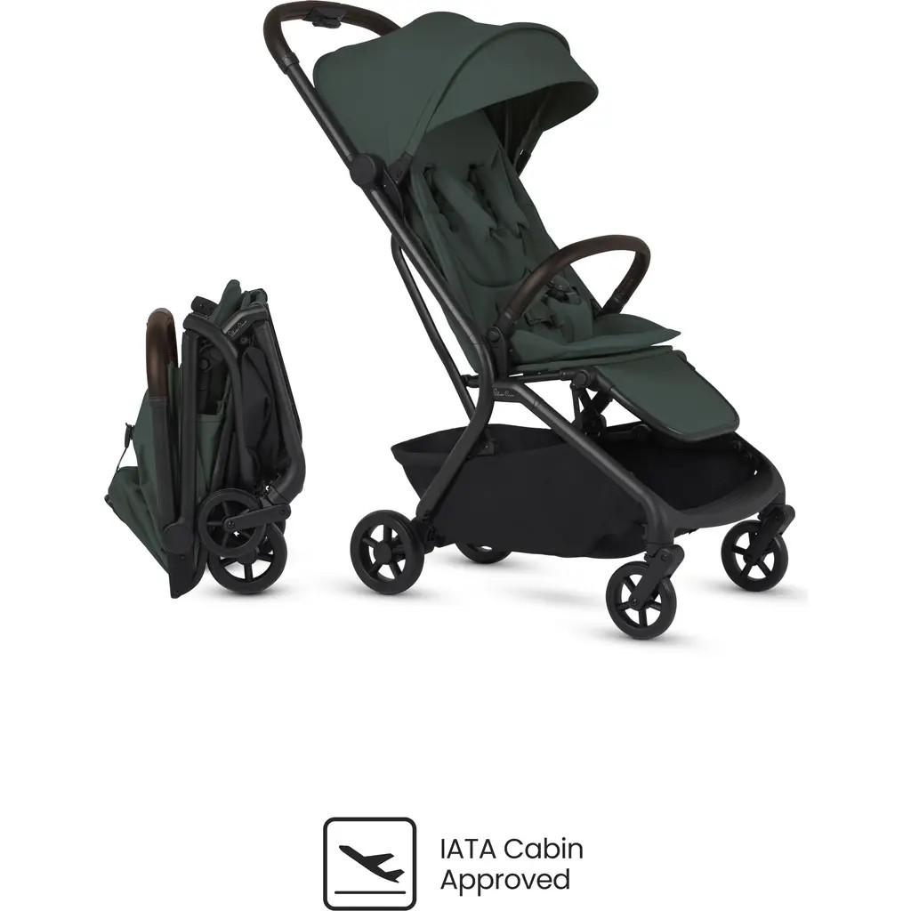 Silver Cross Nia Compact Travel Stroller in Conifer at Nordstrom | Nordstrom