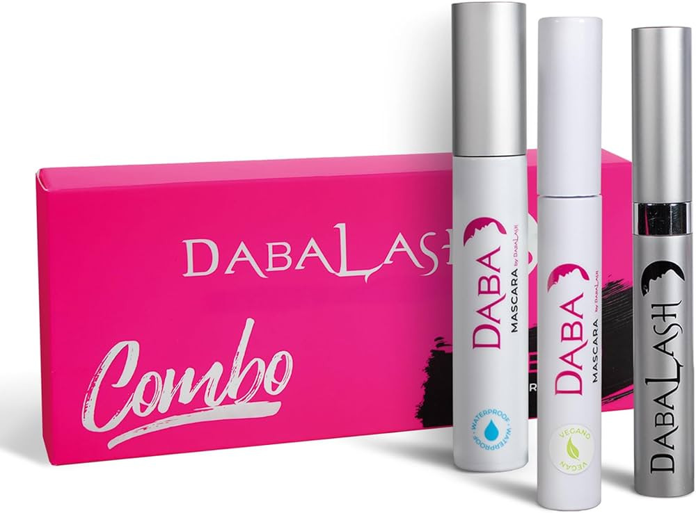 DABALASH Trio Combo – Professional Eyelash & Brow Growth Serum 0.18 oz, Waterproof Mascara, 0.4... | Amazon (US)