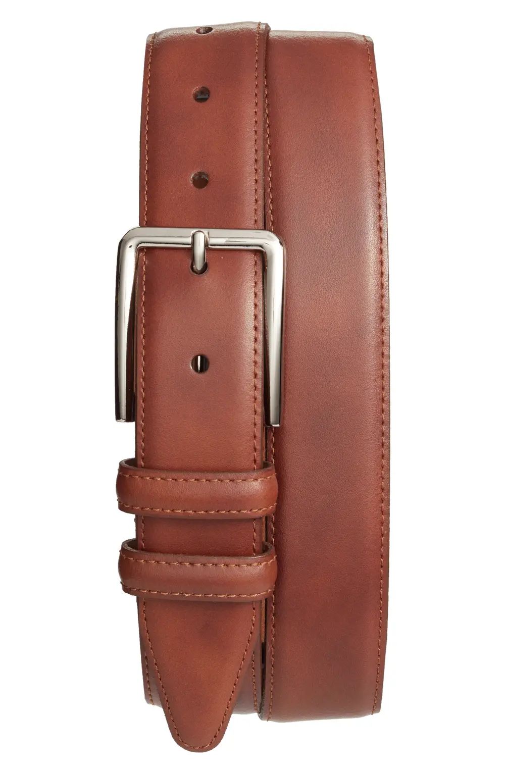 Nordstrom Mercer Leather Belt, Size 40 in Cognac at Nordstrom | Nordstrom Canada