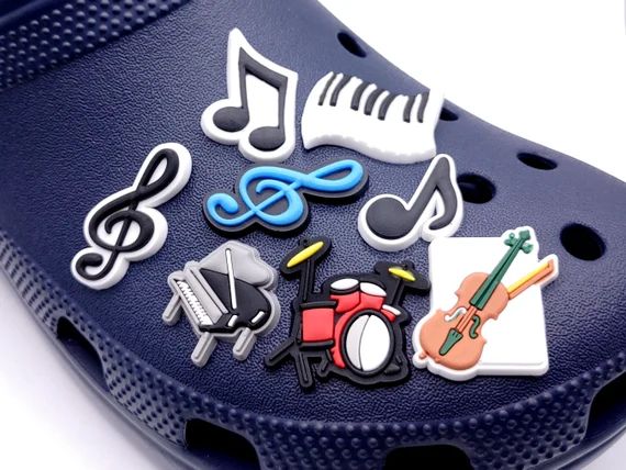 Music Croc Charms  Music Themed Shoe Charms | Etsy | Etsy (US)