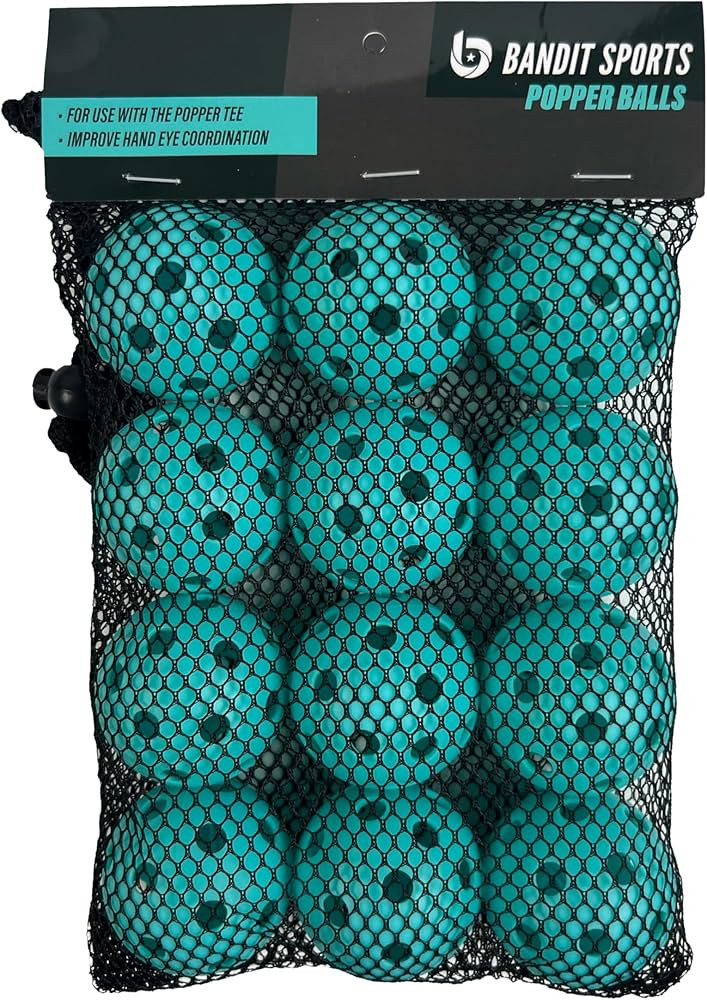 Popper Mini Plastic Baseballs, Made of Impact Resistant and Rebounding Material, Practice Basebal... | Amazon (US)