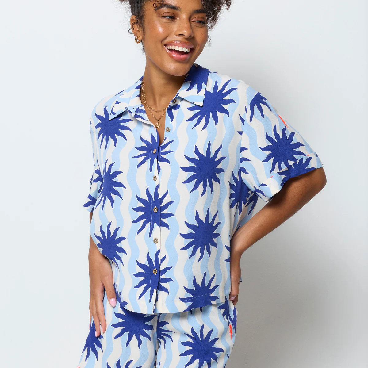 Blue Sunstar Shirt Scamp & Dude | Scamp & Dude