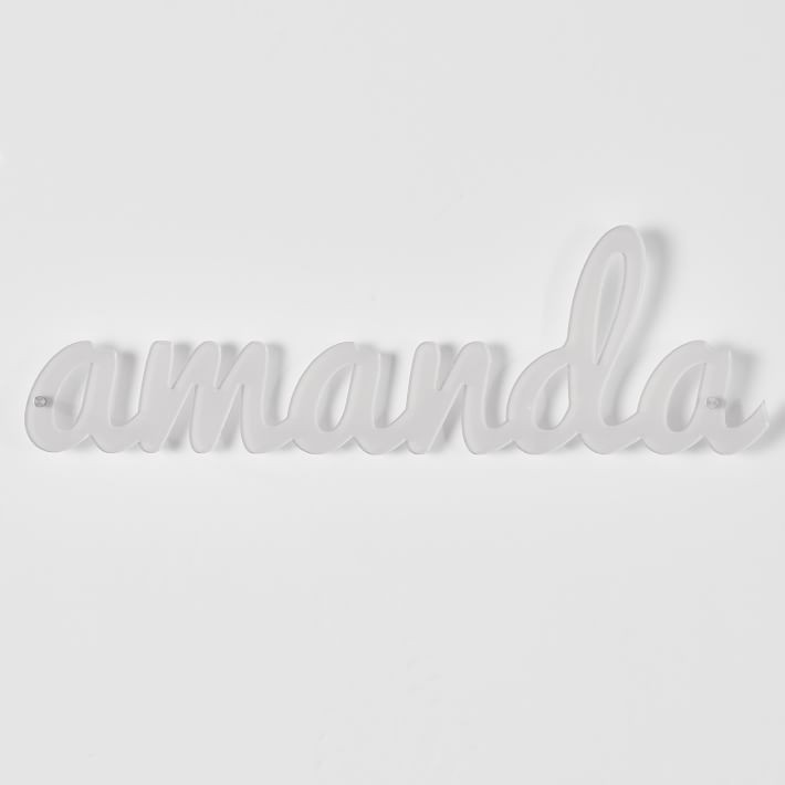 Acrylic Name Decor | Pottery Barn Teen
