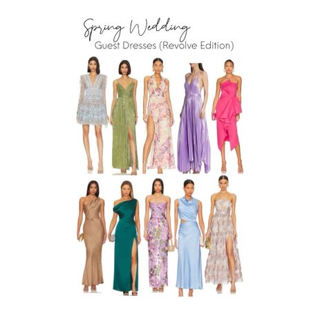 Colorful playful #springwedding guest dresses that aren’t typical 