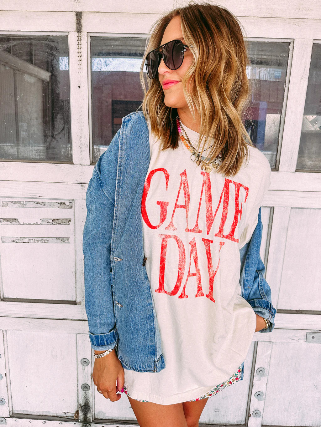 ETTA OG | game day graphic tee - red | Etta & East