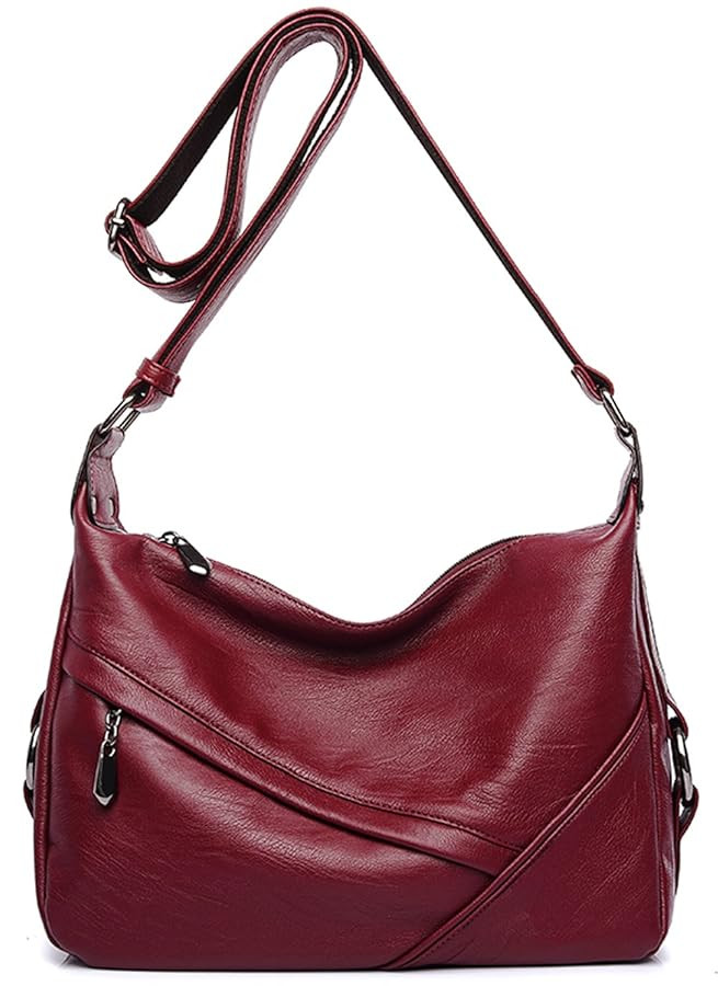 Covelin Women's Medium Retro Sling Shoulder Bag from, Soft Faux Leather Handbag | Amazon (US)