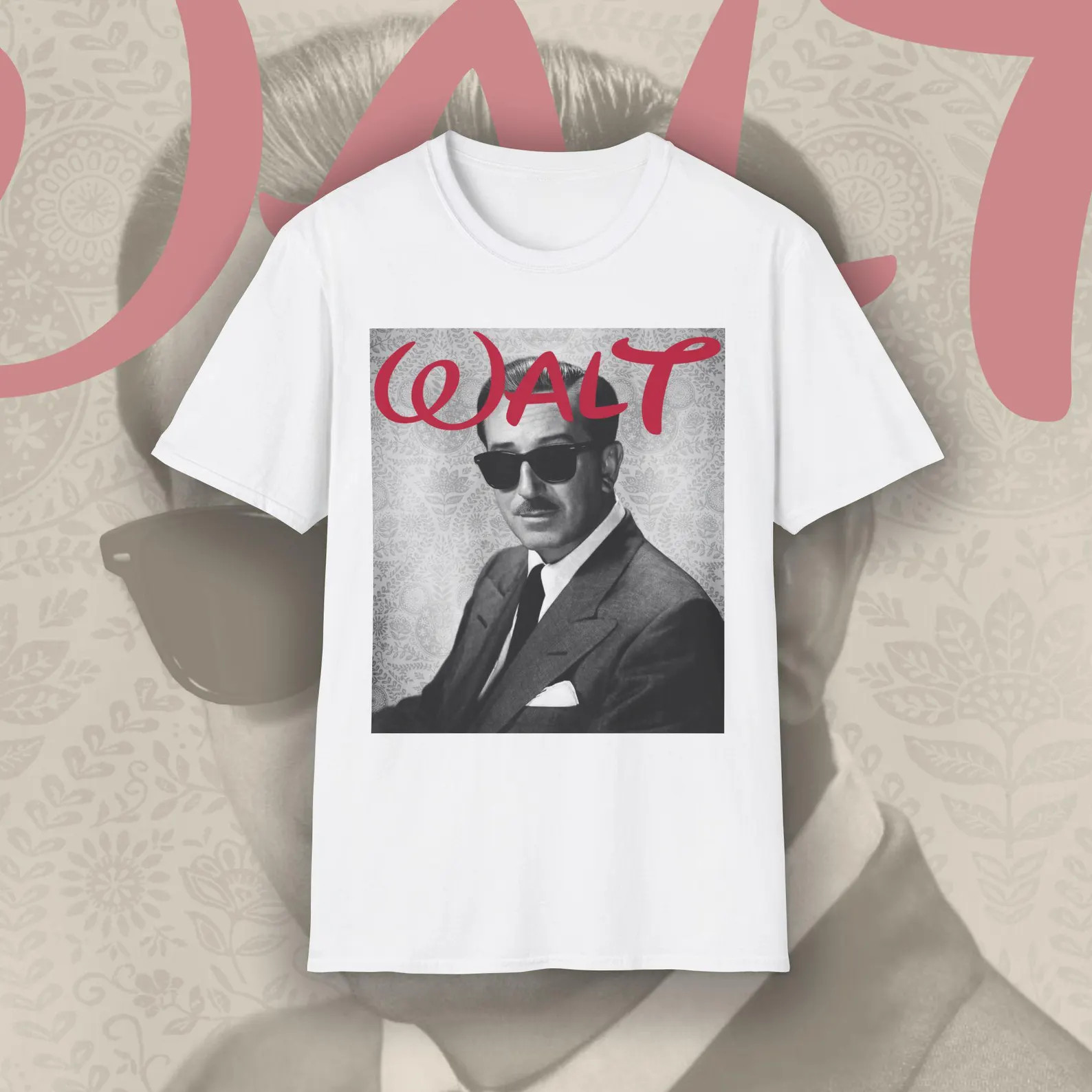 Retro Classic WALT Graphic Tee - Soft Unisex Vintage T-Shirt for Disney Fans, Magic Kingdom Vacat... | Etsy (US)