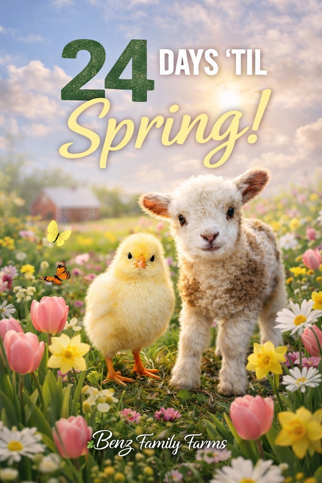 24 days ‘til spring and we are SO ready for it 🌼🐣

Longer days. Baby animals. Mud season (lol). And finally packing away the heavy winter layers.

Sharing a few of our favorite early-spring farm essentials that help us transition from frozen buckets to fresh pasture mode 🌱

You can shop everything here 🤍

Spring is coming… and we’re counting down at Benz Family Farms.

#LTKdayinmylife #LTKgrwm #LTKstorytime