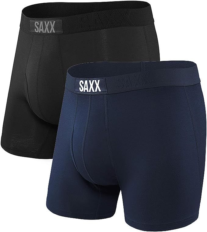 Saxx Underwear Men's Boxer Briefs - Ultra Boxer Briefs with Built-in Ballpark Pouch Support – P... | Amazon (US)