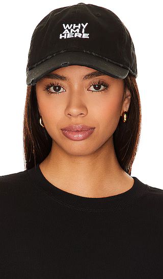 Why Am I Here Hat in Black | Revolve Clothing (Global)