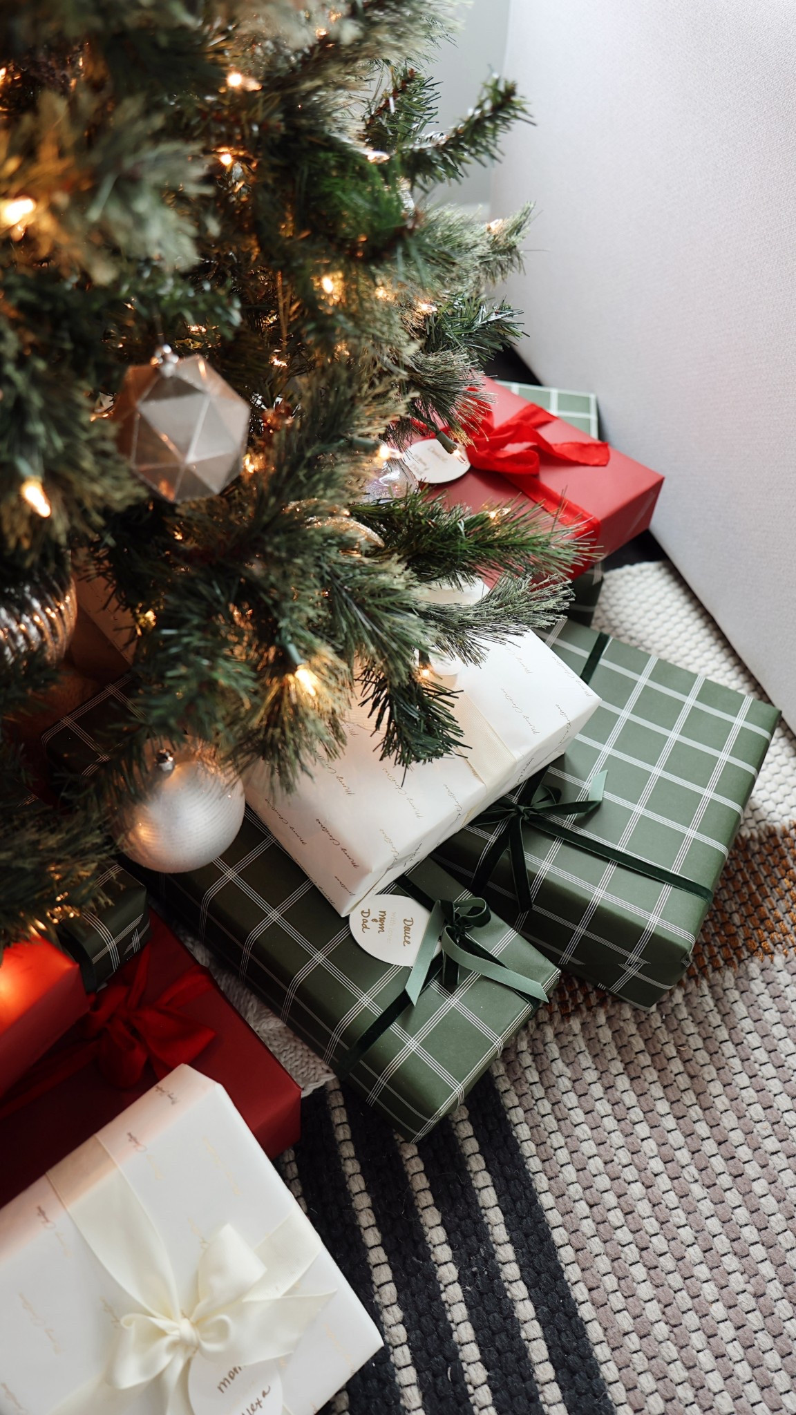 My 2025 wrapping paper. I love how it's traditional, yet modern and simplistic ✨😍 

#LTKFindsUnder50 #LTKHoliday