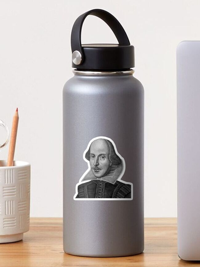 "Shakespeare " Sticker for Sale by literaturelover | Redbubble (US)