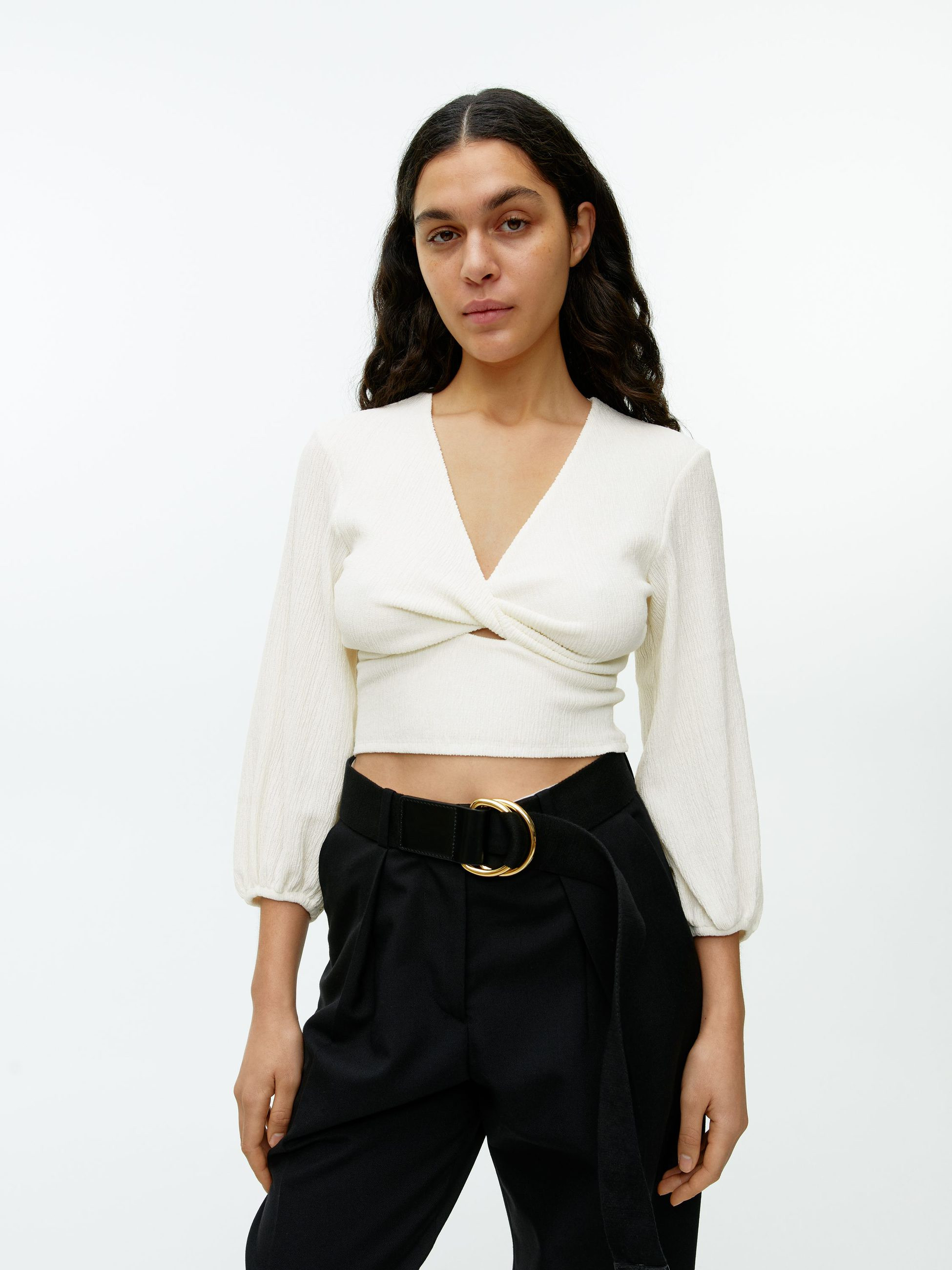 Textured Twist Blouse | Arket (Korea)