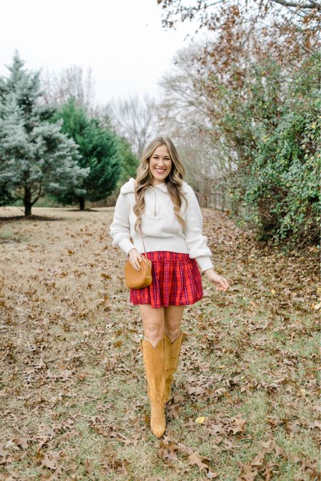 Winter Outfit // Wedding Guest // Winter Wedding // Family Pictures // Crossbody // Skirt // Sweater // Boots // 

#LTKstyletip #LTKHoliday #LTKworkwear