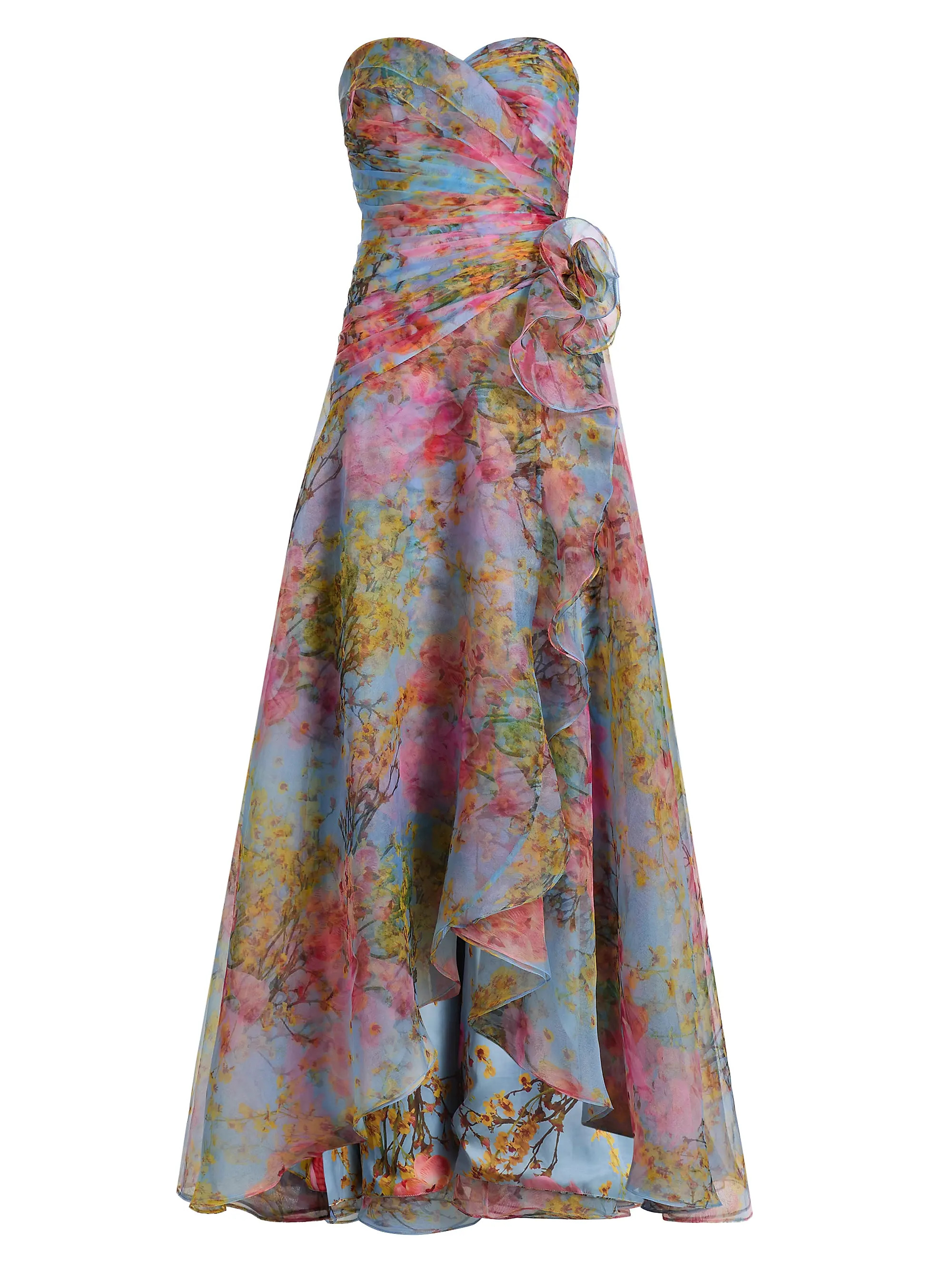 Eloise High-Low Strapless Gown | Saks Fifth Avenue