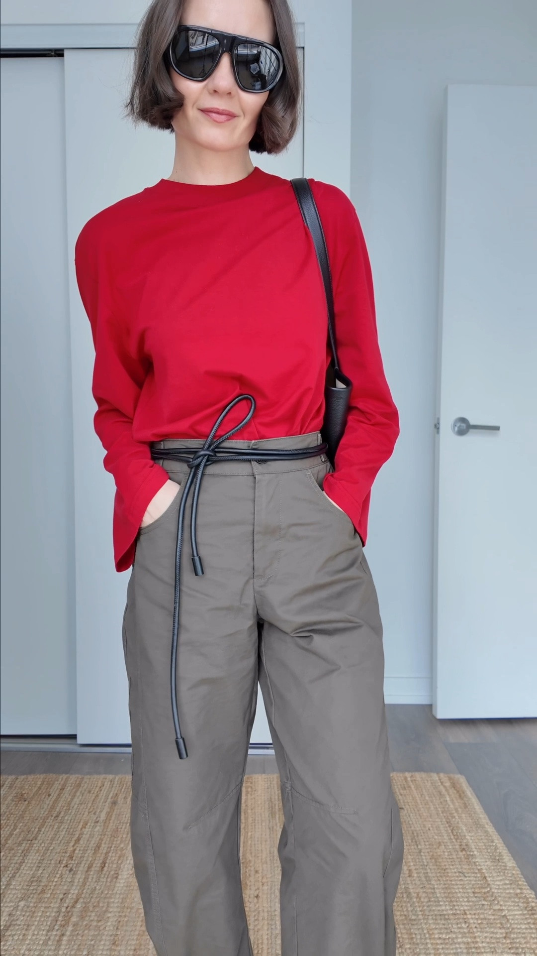Love this red tee with exaggerated sleeves! Wearing an XS

#LTKfall #LTKcanada