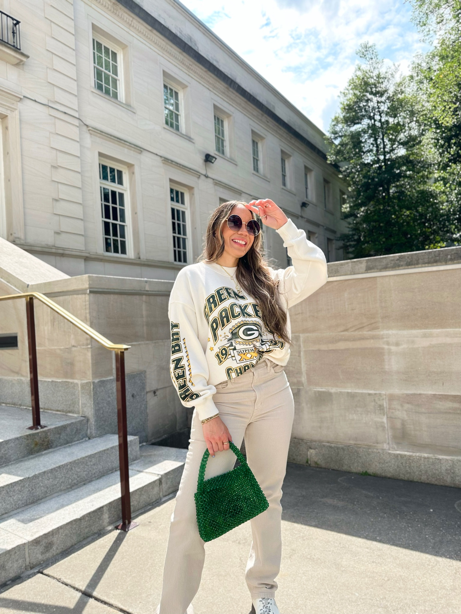 Who is ready for Sunday football!? Abercrombie released a gender-neutral tees & crew necks in ALL 32 NFL teams. They crew necks are super soft inside! Wearing size XS/R, it also comes in tall length. Snag your favorite team to pair with your A&F Denim before they sell out! Don’t forget these jeans and all of their denim are 25%off +15%off with DENIMAF. 

#LTKmens #LTKstyletip #LTKitbag