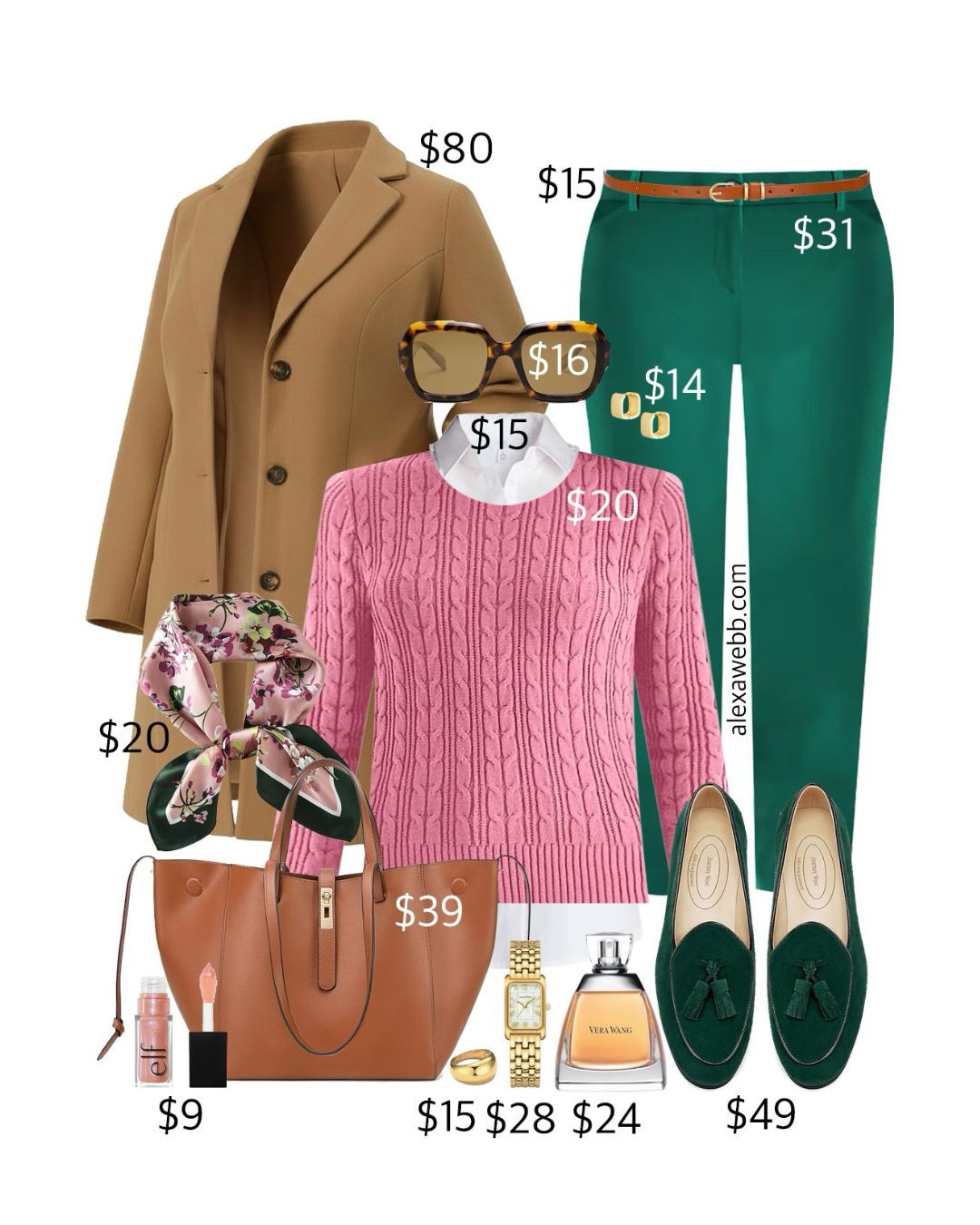 Plus Size on a Budget - Green Work Pants - Two plus size business casual outfit ideas with green pants. And all on a budget for work this winter! Alexa Webb #plussize

#LTKWorkwear #LTKMidsize #LTKPlusSize