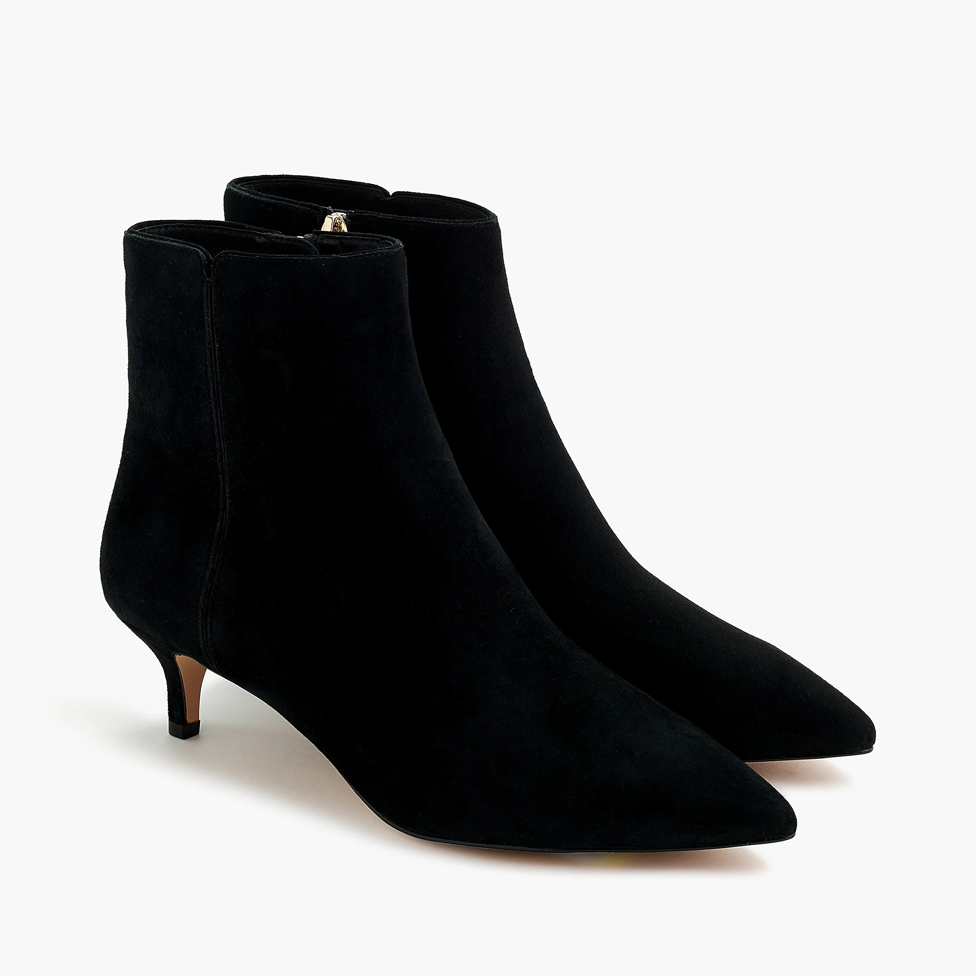 Fiona kitten heel ankle boots in suede | J. Crew US