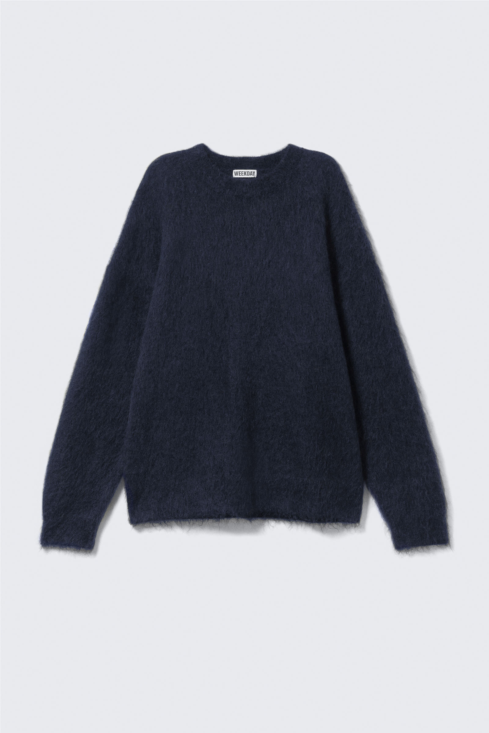 Oversized Knitted Mohair Blend Sweater | Weekday