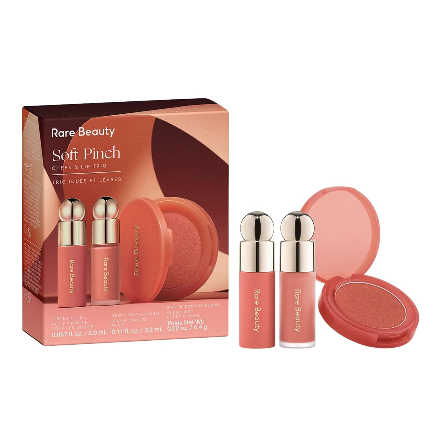 Rare Beauty Soft Pinch Cheek & Lip Trio - Matte Blush, Mini Liquid Blush and Mini Tinted Lip Oil | Amazon (US)