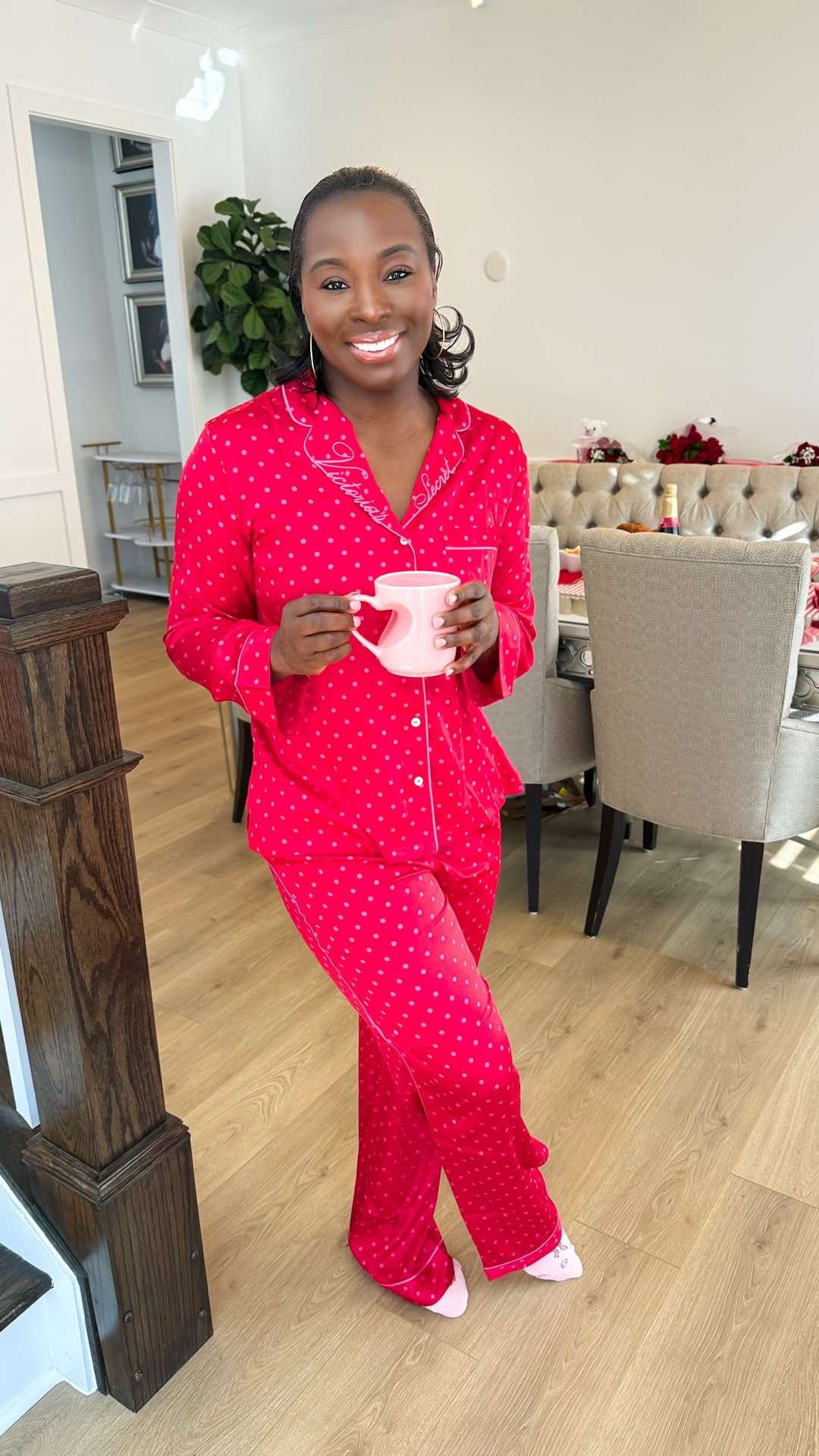 I really love these pajamas from
Victoria Secret! They are so cute and feel comfortable! I’m wearing a size small.  Pajamas, loungewear, matching sets

#LTKValentine #LTKTravel #LTKselfcare