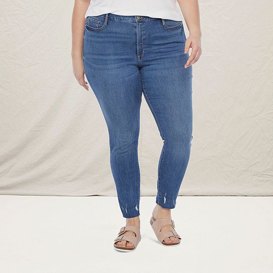 a.n.a - Plus Womens High Rise Skinny Jean | JCPenney