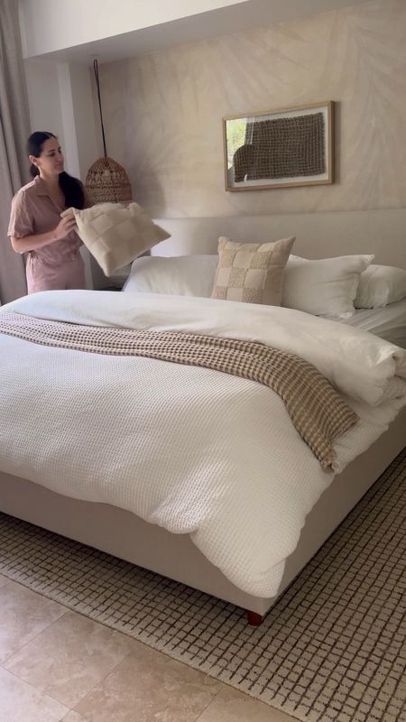 make my bed with me!

sheets, comforter, duvet cover, sleeping pillows, throw pillows, quilt, throw blanket , rug, neutral bedroom, bedroom decor, bedding

#LTKVideo #LTKHome