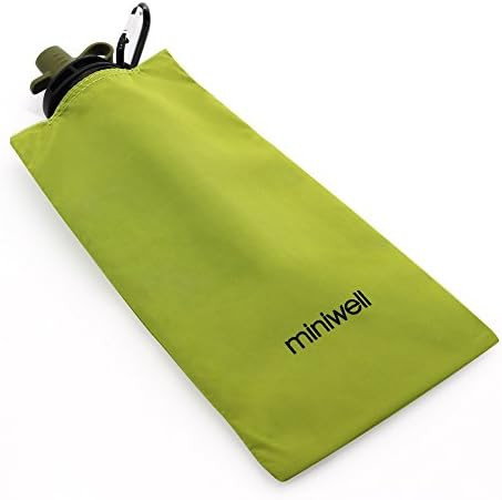 miniwell Collapsible Water Filter Bottle Personal 2- Stage Filtration System, Long Lasting Odor F... | Amazon (US)