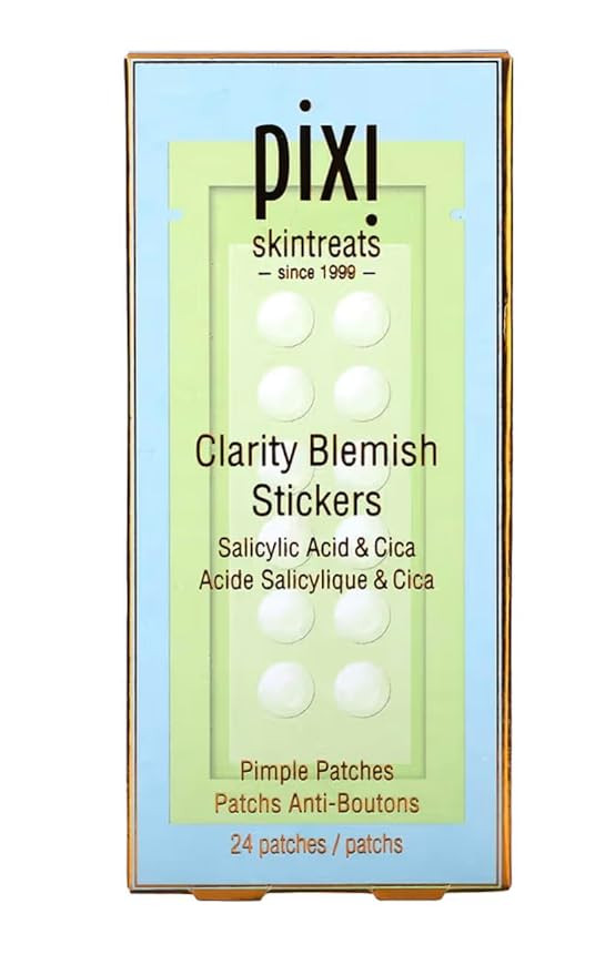 Pixi Clarity Blemish Stickers | Pimple Patches with Salicylic Acid, Green Tea & Cica for Clear & ... | Amazon (US)