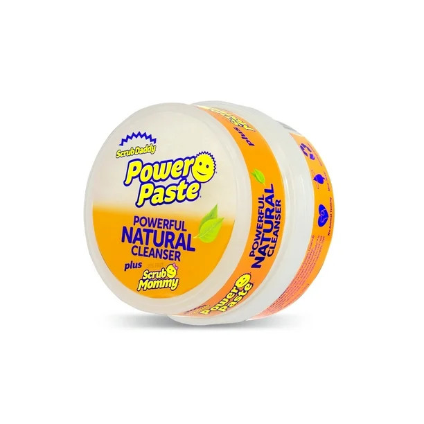 Scrub Daddy PowerPaste All Purpose Cleaning Paste Kit, All-Natural Cleanser + Dye Free Scrub Momm... | Walmart (US)