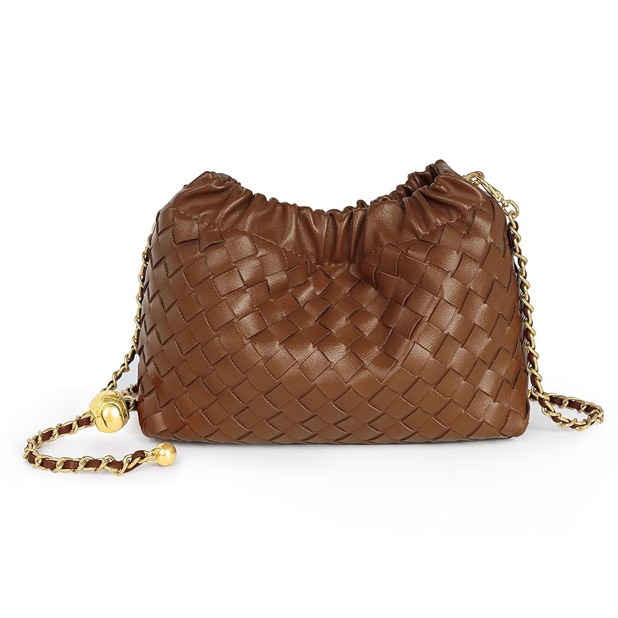 Joryin Woven Women's Crossbody Bag & Evening Purse, Trendy Dumpling Clutch & Hobo Cloud Shoulder ... | Amazon (US)