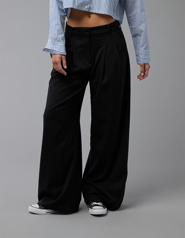 AE Stretch Extreme Wide-Leg Poppy Trouser | American Eagle Outfitters (US & CA)