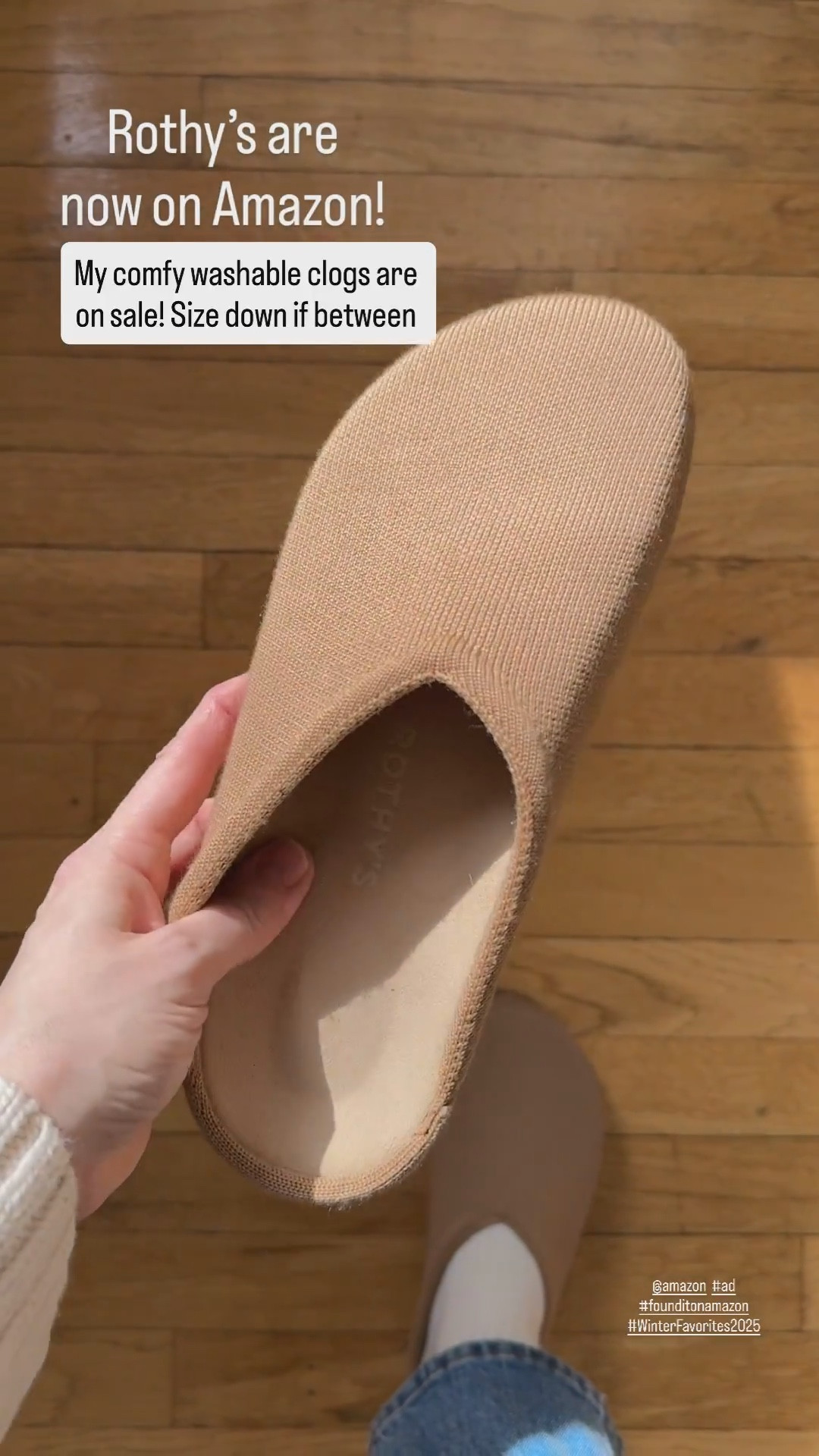 Amazon on sale washable clogs from Rothy’s. Size down

@amazon  #ad #founditonamazon #WinterFavorites2025

#LTKSaleAlert #LTKCyberWeek