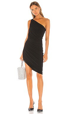Norma Kamali Diana Mini Dress in Black from Revolve.com | Revolve Clothing (Global)