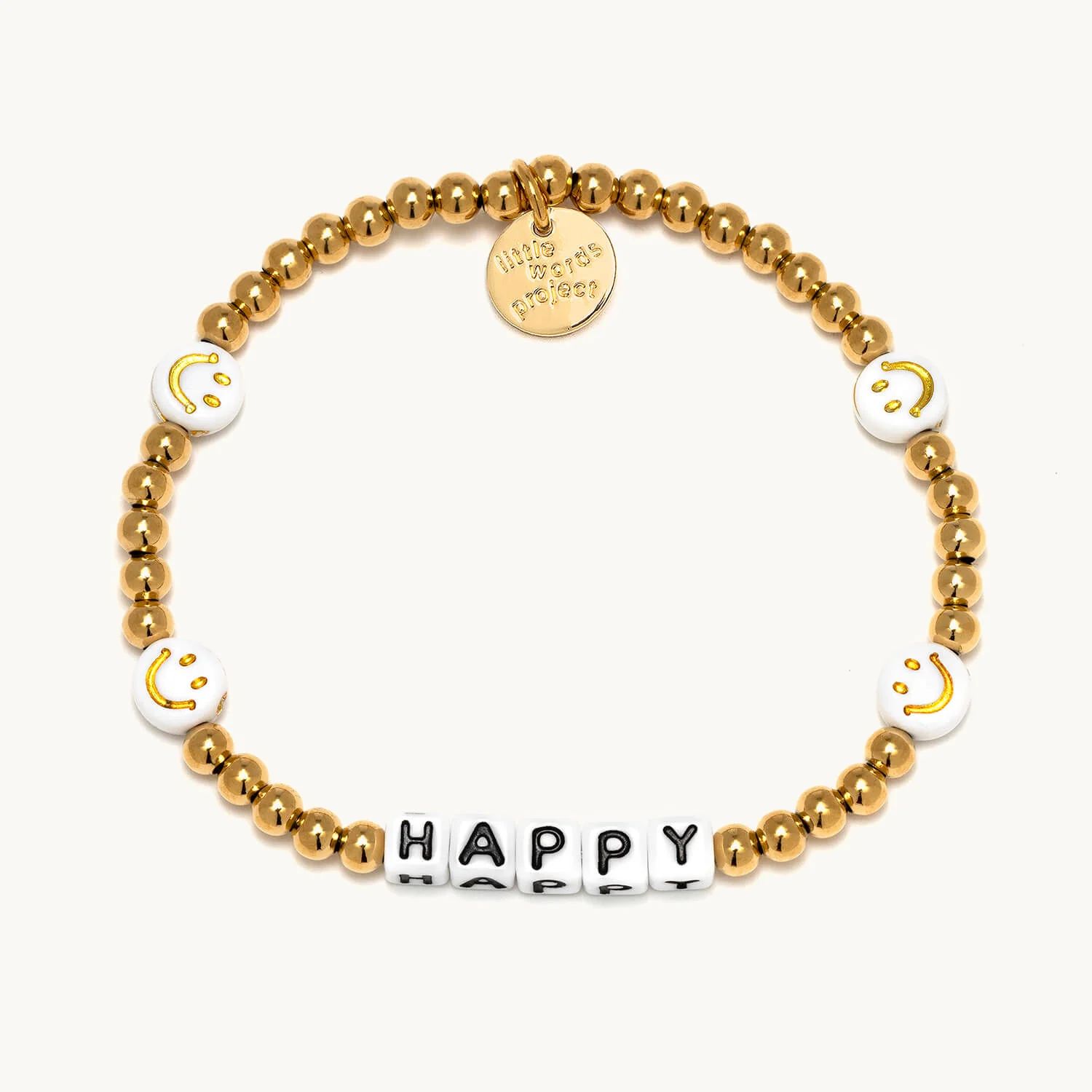 Happy- Gold Plated | Little Words Project
