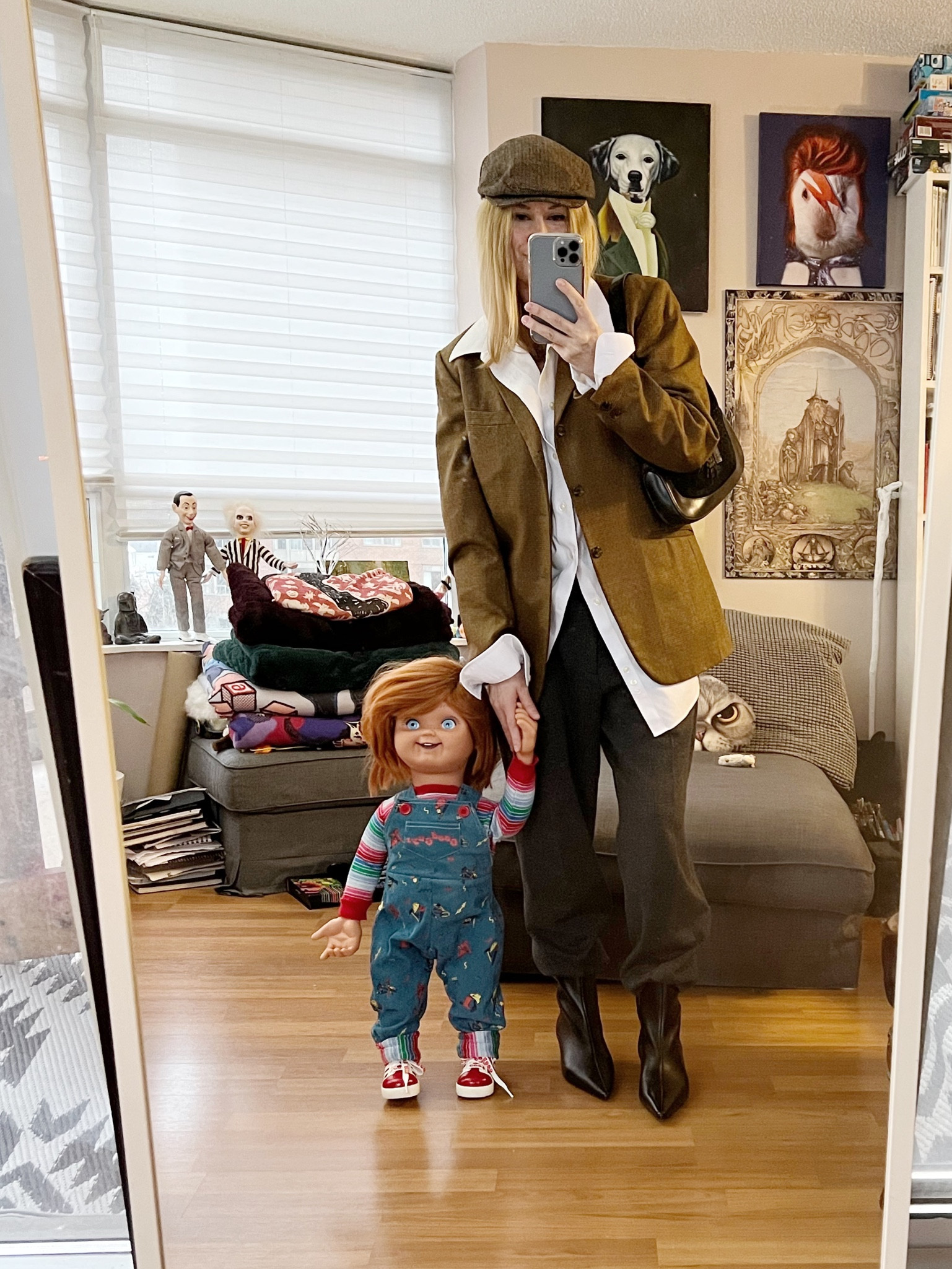 Men’s pants, blazer, button up, and hat. And a surprise visitor on the third slide. 🔪🔪🔪

•
.  #winterLook  #StyleOver40  #vintageGucci  #menswear  #menswearInspired  #secondhandFind #thriftFinds #FashionOver40  #MumStyle #genX #genXStyle #genXInfluencer #kittenHeels #thriftFind #WhoWhatWearing #genXblogger #secondhandDesigner #Over40Style #40PlusStyle #Stylish40s #styleTip  #HighStreetFashion #StyleIdeas



#LTKshoecrush #LTKSeasonal #LTKstyletip