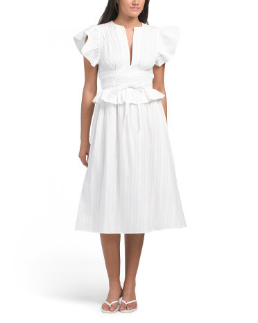Martine Cotton Midi Dress | TJ Maxx